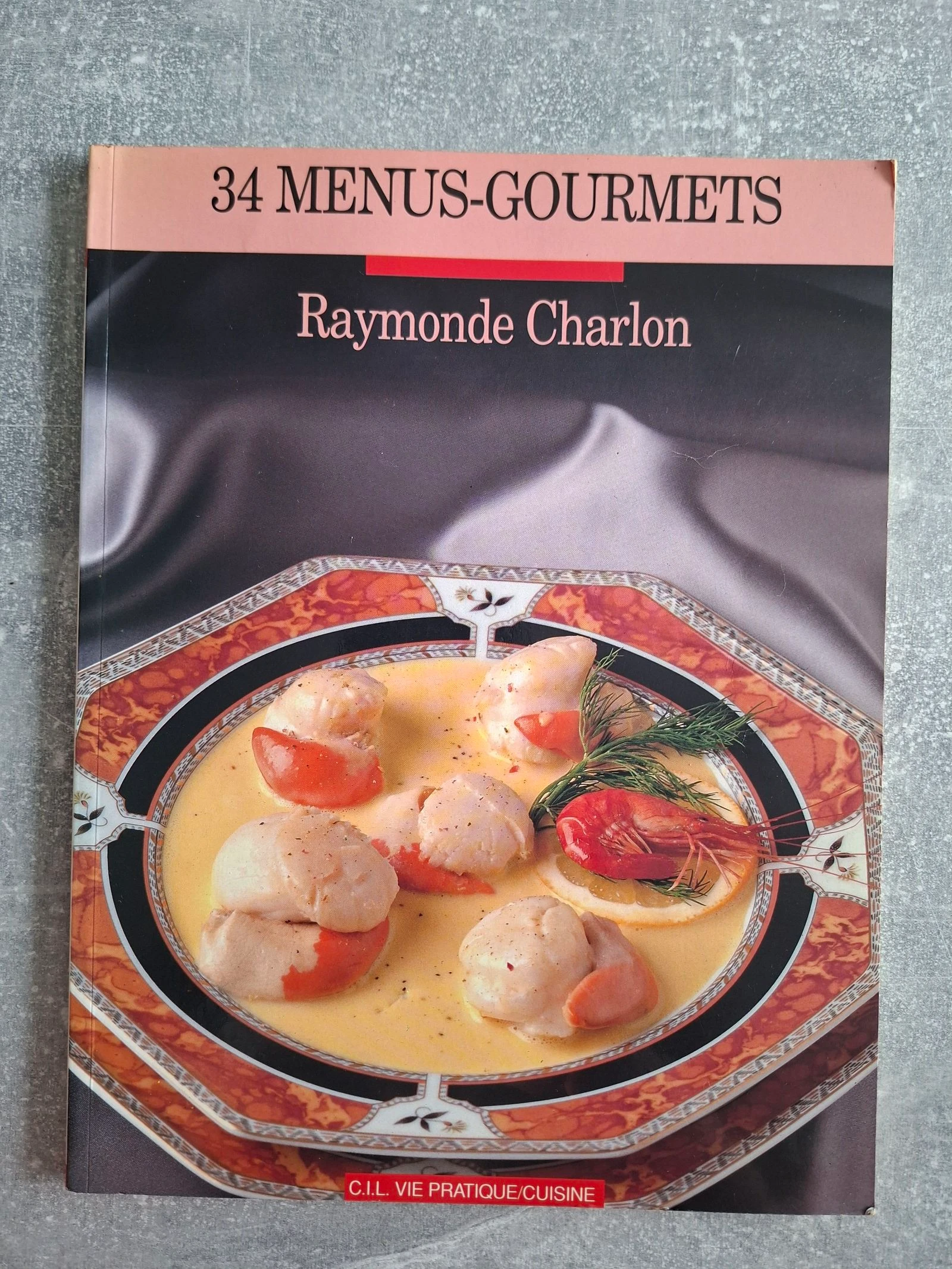 Livre 34 menus gourmets 